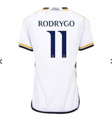 Real Madrid Rodrygo Goes #11 Replika Hjemmebanetrøje Dame 2023-24 Kortærmet
